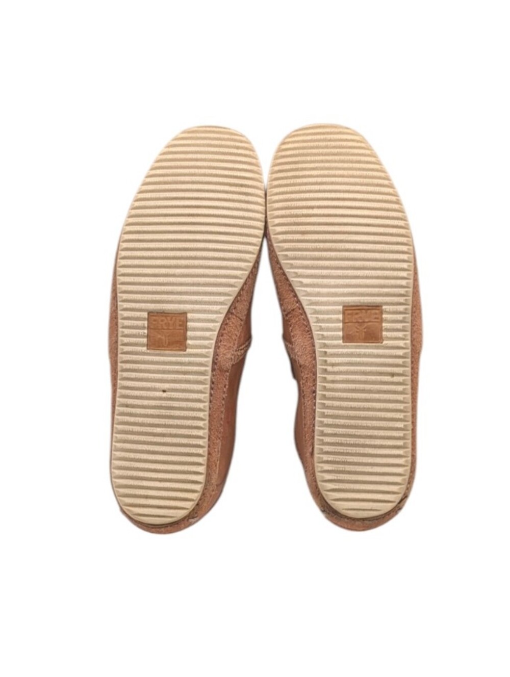 Frye Dean Artisan Leather Flats Tan Distressed Loafers Women’s 8.5 S4128 - Picture 9 of 12
